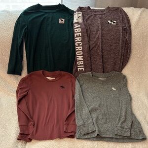 Abercrombie & Fitch Kids Long sleeve Crewneck Tops